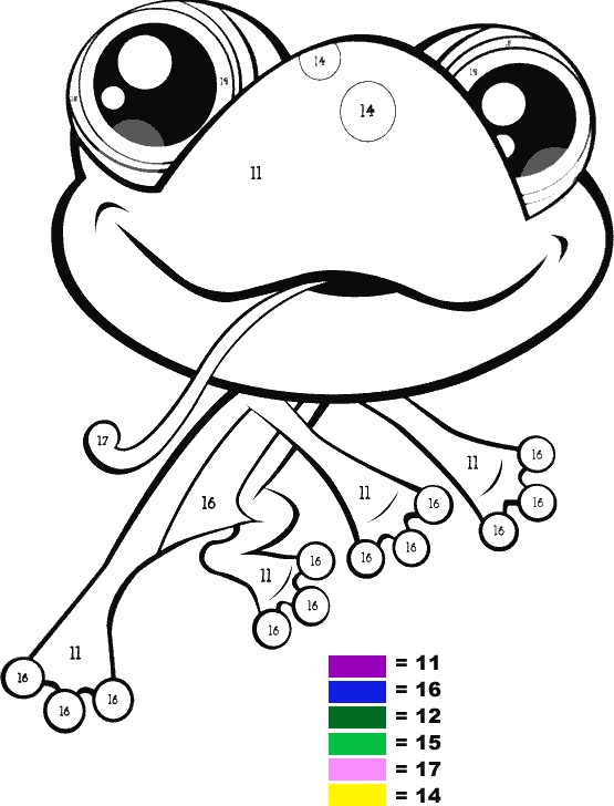 coloriage coloriage magique grenouille petshop